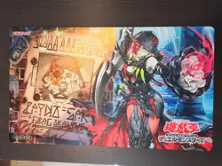 Yu-Gi-Oh Diabelistar Wanted Poster Playmat High Quality Rubber Mat and Print - Image 1