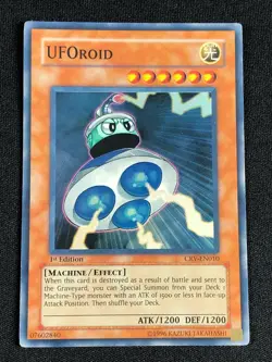 YUGIOH UFOROID CRV-EN010 1ST SUPER LP - Image 1