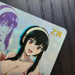 Spy x Family Yor Forger Waifu Lewd K1 Dream Goddess Anime ZR Foil Card S79 - Image 3