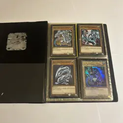 2002 Yu-Gi-Oh Binder Trading Card Folder BD&A Konami COLLECTION WITH CARDS - Image 2