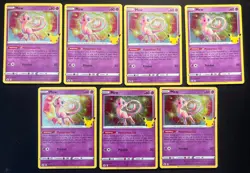 Mew 011/025 Celebration Pokemon TCG Card Lot Of 7 Lp-NM - Image 1