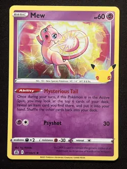 Mew 011/025 Celebration Pokemon TCG Card Lot Of 7 Lp-NM - Image 5