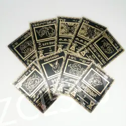 Ancient Mew Metal Colored Pokemon Card | Collector's Edition Black gold - Image 1