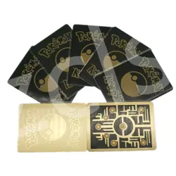 Ancient Mew Metal Colored Pokemon Card | Collector's Edition Black gold - Image 2