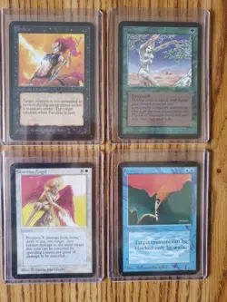 MAGIC THE GATHERING Lot of Four (4) ALPHA Cards Very Nice Condition READ - Image 1