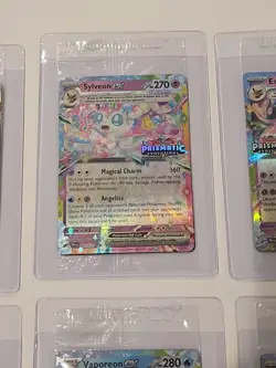 Prismatic Evolutions Surprise Box Sealed Stamped EX Promo Cards Complete Set 9/9 - Image 3