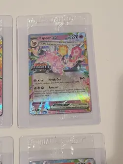Prismatic Evolutions Surprise Box Sealed Stamped EX Promo Cards Complete Set 9/9 - Image 4
