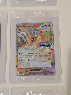 Prismatic Evolutions Surprise Box Sealed Stamped EX Promo Cards Complete Set 9/9 - Image 5