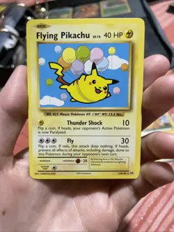 Pokemon TCG Flying Pikachu Card Evolutions 110/108, Regular Secret Rare - Image 1