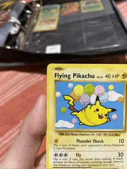 Pokemon TCG Flying Pikachu Card Evolutions 110/108, Regular Secret Rare - Image 2