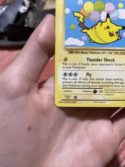 Pokemon TCG Flying Pikachu Card Evolutions 110/108, Regular Secret Rare - Image 4