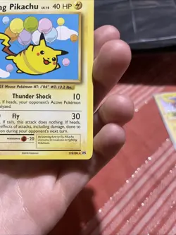 Pokemon TCG Flying Pikachu Card Evolutions 110/108, Regular Secret Rare - Image 5