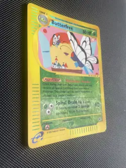 Pokemon Reverse Foil Card : Butterfree 38/165 (Expedition 2002) LP - Image 2