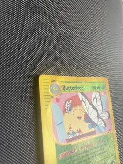 Pokemon Reverse Foil Card : Butterfree 38/165 (Expedition 2002) LP - Image 3