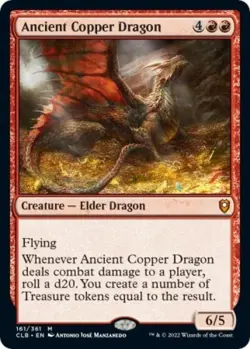 MTG English Ancient Copper Dragon NM Foil - Image 1