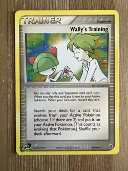 Wally's Training 89/100 - EX Sandstorm Pokemon Card 2003 TCG MP - Image 1