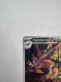 Pokemon TCG Fletchinder Card 199/193 Sv02: Paldea Evolved - Image 5