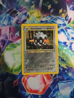 Pokemon TCG Forretress Neo Discovery Holo Card 2/75 Unlimited Rare - Image 1