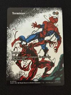 Terminate (Borderless) (0040)(Mythic) - Marvel's Spider-Man MTG (Non-foil) M/NM - Image 1