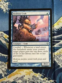 MTG 1x Hedron Crab # 47 The List - Zendikar Modern Magic the Gathering x1 LP - Image 1