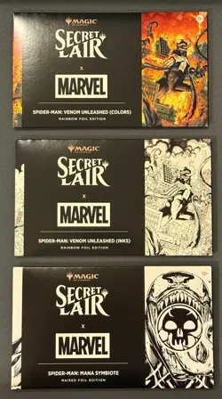 Magic Secret Lair Spider-Man Venom Unleashed Colors, Inks, Mana Symbiote foil - Image 1