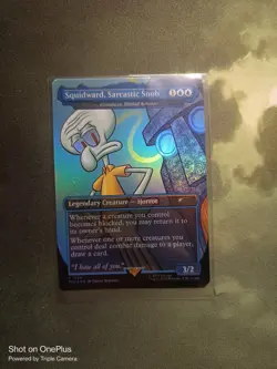 MTG - Squidward, Sarcastic Snob - Foil - SpongeBob Secret Lair - Magic - Image 1