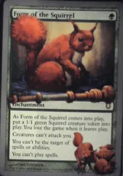 Form of the Squirrel - Unhinged: #96, Magic: The Gathering Nm R237 - Image 1