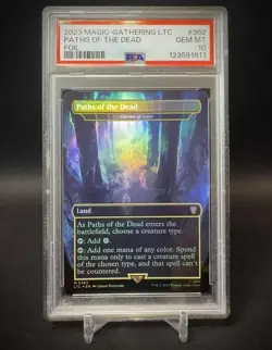 🌈 PSA 10 - Paths of the Dead - MTG #362 Cavern of Souls - Lord of the Rings LTC - Image 1