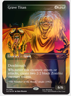 MTG Secret Lair PRESALE Secret Lair x Iron Maiden: Album Art Foil​ Edition - Image 3