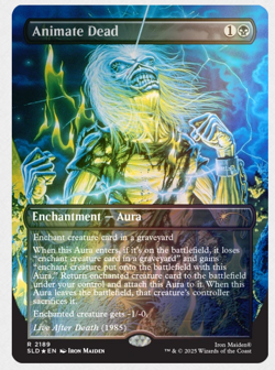 MTG Secret Lair PRESALE Secret Lair x Iron Maiden: Album Art Foil​ Edition - Image 4