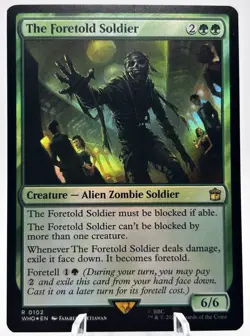 The Foretold Soldier 0102 Foil Universe Beyond: Doctor Who WHO MTG NM - Image 1