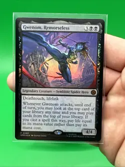 Gwenom Remorseless MTG Spider-Man Gift Box Exclusive Promo SPM 0286 FOIL - Image 5