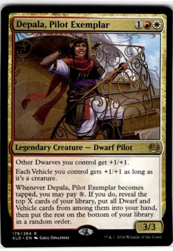 Magic The Gathering Depala, Pilot Exemplar Rare #178 - Image 1