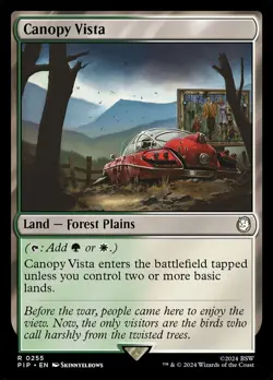 MTG Magic the Gathering Canopy Vista (255/1189) Fallout LP - Image 1