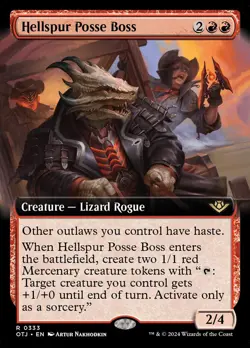 MTG Hellspur Posse Boss (333/441) Outlaws of Thunder Junction NM - Image 1