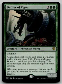 Defiler of Vigor R Dominaria United 160 NM - Image 1