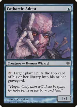MTG Magic the Gathering Cathartic Adept (34/260) Shards of Alara LP - Image 1