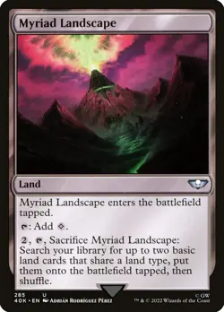 MTG Magic the Gathering Myriad Landscape (285/658) Warhammer 40,000 LP - Image 1