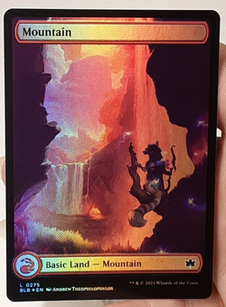 MTG - Bloomburrow - Mountain - Full Art - Foil - #0275 - Playset x4 - Near Mint - Image 1