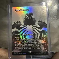 MTG Opposition Agent 0019 Foil (Borderless) Marvel Eternal-Legal NM MAR - Image 1