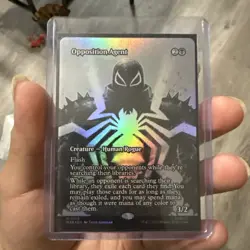 MTG Opposition Agent 0019 Foil (Borderless) Marvel Eternal-Legal NM MAR - Image 3