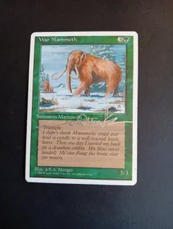 MTG Iceage Chub Toad individually signed by the artist in silver ink - Image 5