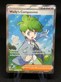 Pokemon WALLY'S COMPASSION 176/132 - Mega Evolution - RARE FULL ART - NM/M - Image 1