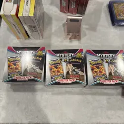 POKEMON SEALED (x3) MYSTERY POWER BOX SEALED BRAND NEW 5 Packs Per Box - Image 1