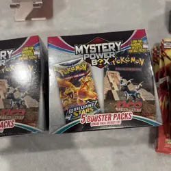 POKEMON SEALED (x3) MYSTERY POWER BOX SEALED BRAND NEW 5 Packs Per Box - Image 4