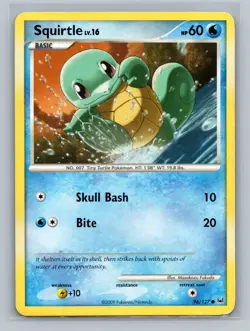 Pokemon TCG Squirtle 96/127 Platinum Normal MP - Image 1