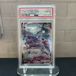 2022 Pokemon Astral Radiance Shadow Rider Calyrex VMAX TG18/TG30 PSA 10 - Image 1