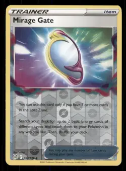 Mirage Gate SWSH11: Lost Origin #163/196 Uncommon Reverse Holo Pokemon LP - Image 1