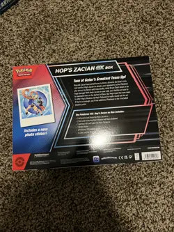 Pokemon TCG Hop's Zacian ex Collection Box Sealed Brand New - Image 2