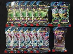 Pokemon TCG Twilight Masquerade Booster Pack Lot Of 15. New Sealed. - Image 1
